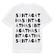 Sint Agatha ordlek t-shirt