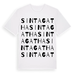 Sint Agatha ordlek t-shirt – ekologisk bomull t-shirt från Pinshirt