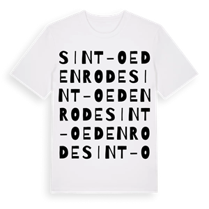 Sint-Oedenrode ordlek t-shirt – ekologisk bomull t-shirt från Pinshirt