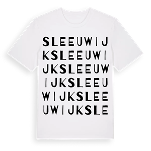 Sleeuwijk ordlek t-shirt – ekologisk bomull t-shirt från Pinshirt