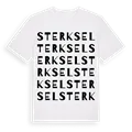 Sterksel ordlek t-shirt