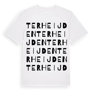 Terheijden ordlek t-shirt – ekologisk bomull t-shirt från Pinshirt