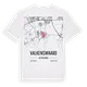 Valkenswaard karta t-shirt