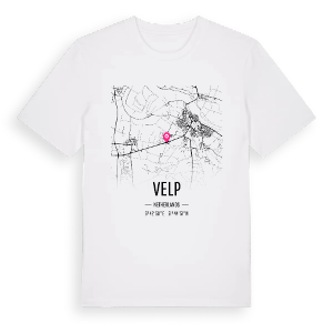 Velp karta t-shirt – ekologisk bomull t-shirt från Pinshirt
