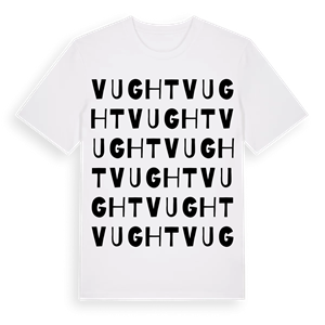 Vught ordlek t-shirt – ekologisk bomull t-shirt från Pinshirt