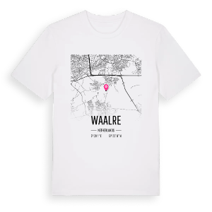 Waalre karta t-shirt – ekologisk bomull t-shirt från Pinshirt