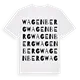 Wagenberg ordlek t-shirt