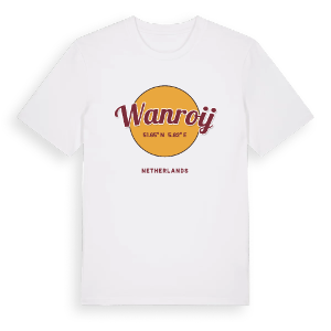 Wanroij cirkel t-shirt – ekologisk bomull t-shirt från Pinshirt