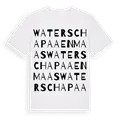 Waterschap Aa en Maas ordlek t-shirt