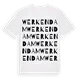 Werkendam ordlek t-shirt