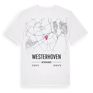 Westerhoven karta t-shirt – ekologisk bomull t-shirt från Pinshirt