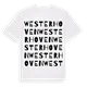Westerhoven ordlek t-shirt