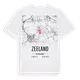 Zeeland karta t-shirt