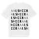 Aalsmeer ordlek t-shirt