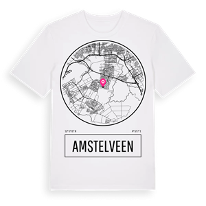 Amstelveen t-shirt – ekologisk bomull t-shirt från Pinshirt