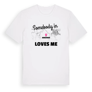 Någon i Ankeveen älskar mig t-shirt – ekologisk bomull t-shirt från Pinshirt