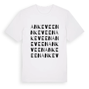 Ankeveen ordlek t-shirt – ekologisk bomull t-shirt från Pinshirt