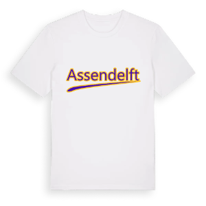 Assendelft baseball t-shirt – ekologisk bomull t-shirt från Pinshirt