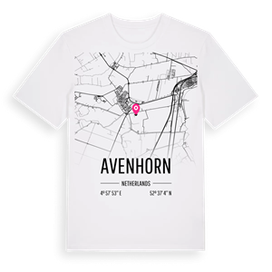 Avenhorn karta t-shirt – ekologisk bomull t-shirt från Pinshirt