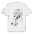 Bergen karta t-shirt