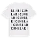 Blaricum ordlek t-shirt