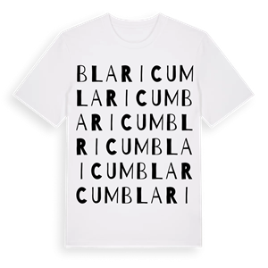 Blaricum ordlek t-shirt – ekologisk bomull t-shirt från Pinshirt