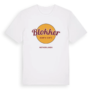 Blokker cirkel t-shirt – ekologisk bomull t-shirt från Pinshirt