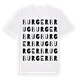 Burgerbrug ordlek t-shirt