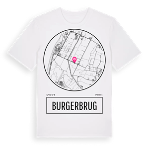 Burgerbrug t-shirt – ekologisk bomull t-shirt från Pinshirt