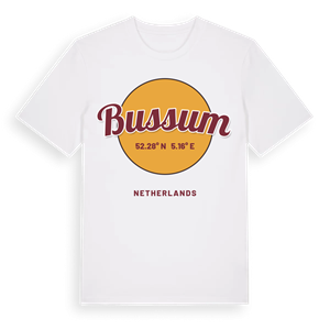 Bussum cirkel t-shirt – ekologisk bomull t-shirt från Pinshirt