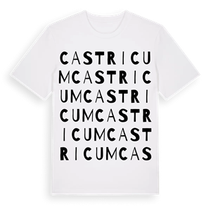 Castricum ordlek t-shirt – ekologisk bomull t-shirt från Pinshirt