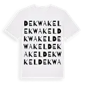 De Kwakel ordlek t-shirt
