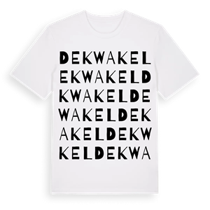 De Kwakel ordlek t-shirt – ekologisk bomull t-shirt från Pinshirt