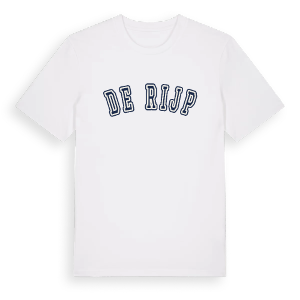 De Rijp college t-shirt – ekologisk bomull t-shirt från Pinshirt