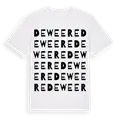 De Weere ordlek t-shirt