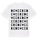 De Weere ordlek t-shirt