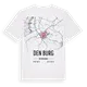 Den Burg karta t-shirt