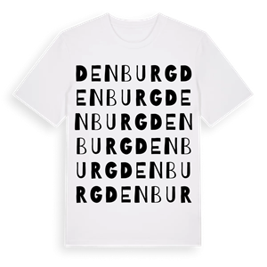 Den Burg ordlek t-shirt – ekologisk bomull t-shirt från Pinshirt