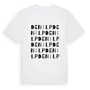 Den Ilp ordlek t-shirt – ekologisk bomull t-shirt från Pinshirt