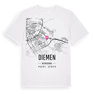 Diemen karta t-shirt – ekologisk bomull t-shirt från Pinshirt