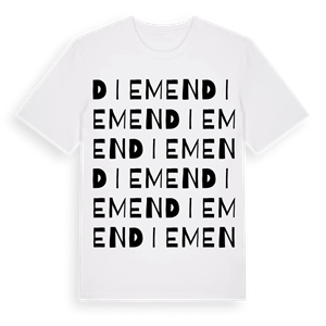 Diemen ordlek t-shirt – ekologisk bomull t-shirt från Pinshirt