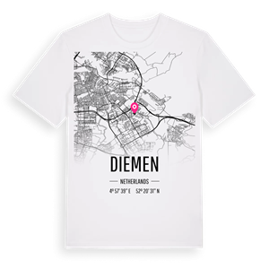 Diemen karta t-shirt – ekologisk bomull t-shirt från Pinshirt