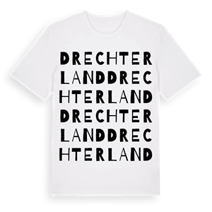 Drechterland ordlek t-shirt – ekologisk bomull t-shirt från Pinshirt