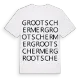 Grootschermer ordlek t-shirt