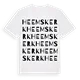 Heemskerk ordlek t-shirt