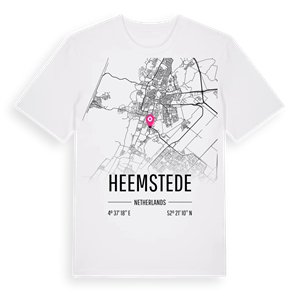 Heemstede karta t-shirt – ekologisk bomull t-shirt från Pinshirt