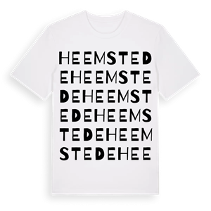 Heemstede ordlek t-shirt – ekologisk bomull t-shirt från Pinshirt