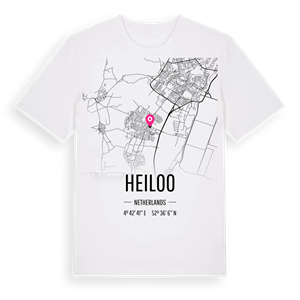 Heiloo karta t-shirt – ekologisk bomull t-shirt från Pinshirt