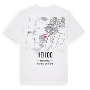 Heiloo karta t-shirt – ekologisk bomull t-shirt från Pinshirt