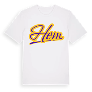 Hem baseball t-shirt – ekologisk bomull t-shirt från Pinshirt